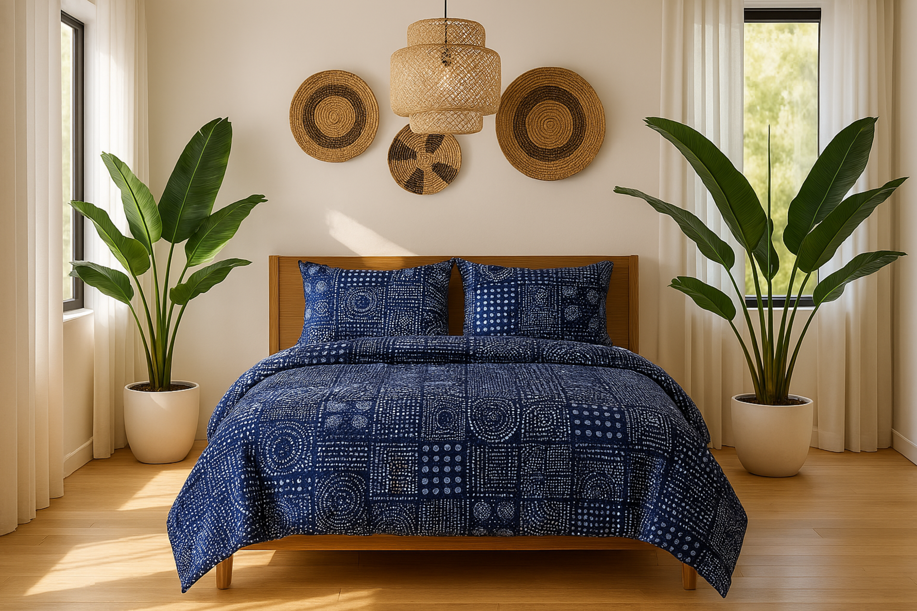 Adire Duvet Cover + Pillow Sham Set
