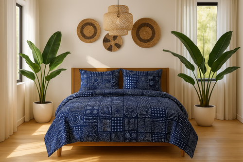 Adire Duvet Cover + Pillow Sham Set