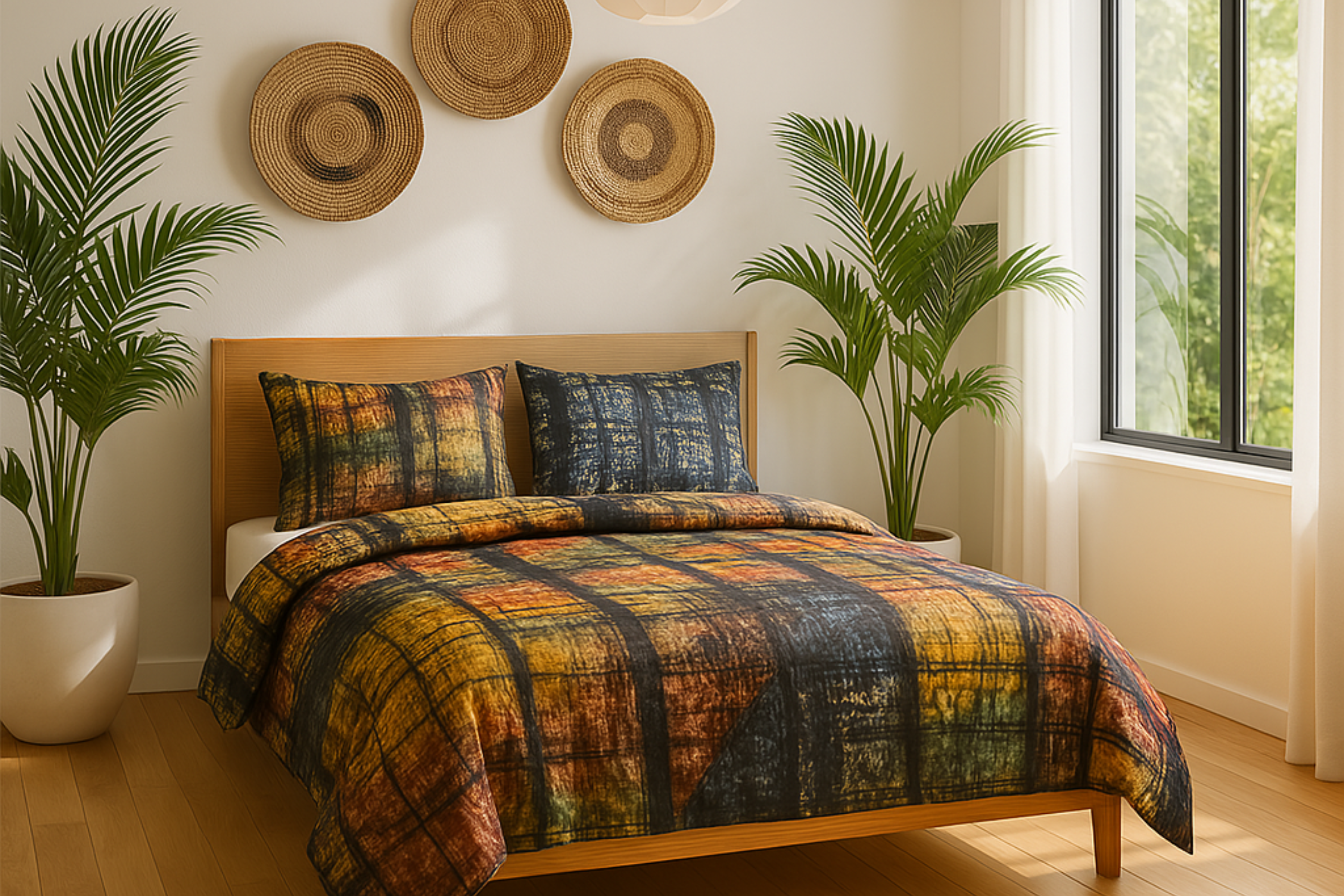 Adire Duvet Cover + Pillow Sham Set